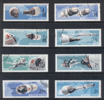 Hungary-1966-American-Russian-Twin-Space-Flights-CTO