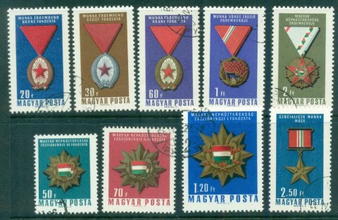 Hungary-1966-Medals-Decorations-CTO