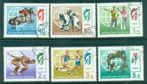 Hungary-1969-Sports-Pentathlon-CTO