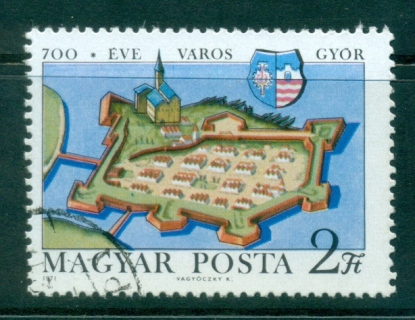 Hungary-1971-Anniv-of-Gyor-Castle-CTO-lot37776