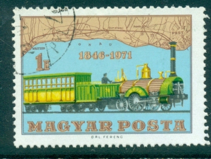 Hungary-1971-Railroad-Trains-CTO-lot37854