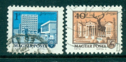 Hungary-1972-Buildings-FU-lot37802