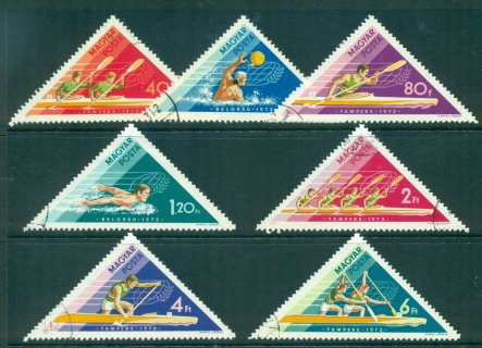 Hungary-1973-Water-Sports-CTO-lot37841