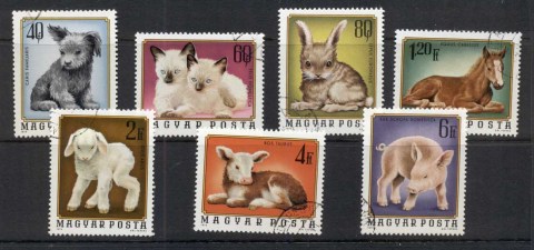 Hungary-1974-Baby-Animals-CTO