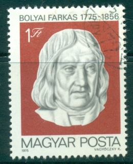 Hungary-1974-Farkas-Bolyai-CTO-lot37950