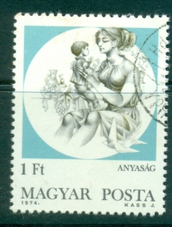 Hungary-1974-Motherhood-CTO-lot37949