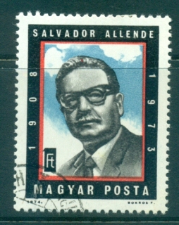 Hungary-1974-Salvadod-Allende-CTO-lot37930