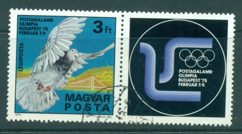 Hungary-1975-Carrier-Pigeons-pr-CTO-lot37959