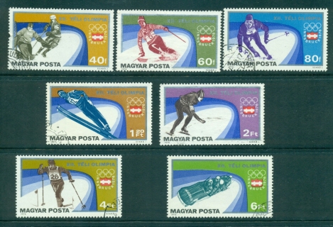 Hungary-1975-Winter-Olympics-Innsbruck-CTO-lot37876