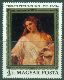 Hungary-1976-Painting-by-Titian-MUH