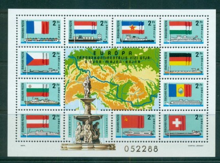 Hungary-1977-Intercontinental-waterways-MS-MUH-lot58813