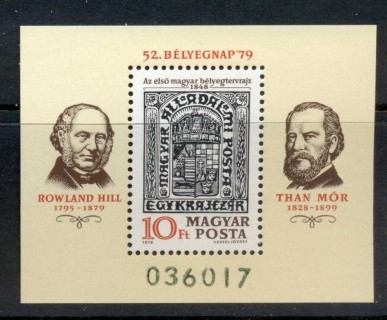 Hungary-1979-Sir-Rowland-Hill-Death-Centenary-MS-MUH