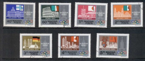 Hungary-1979-Summer-Olympics-Mexico-CTO