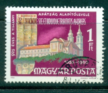 Hungary-1980-Tihany-Benedictine-Abbey-CTO-lot37817