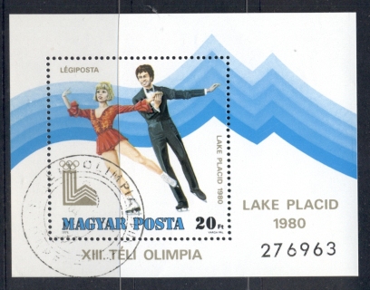 Hungary-1980-Winter-Olympics-Lake-Placid-MS-CTO