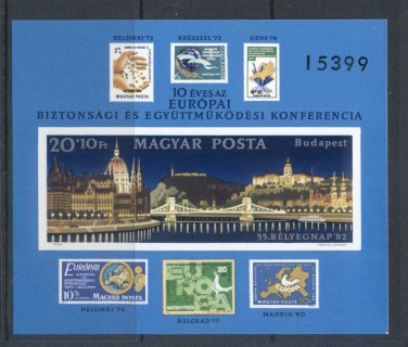 Hungary-1982-ESCC-MS-IMPERF-MUH