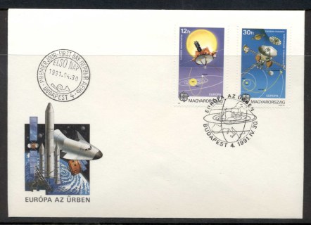 Hungary-1991-Europa-Man-in-Space-FDC