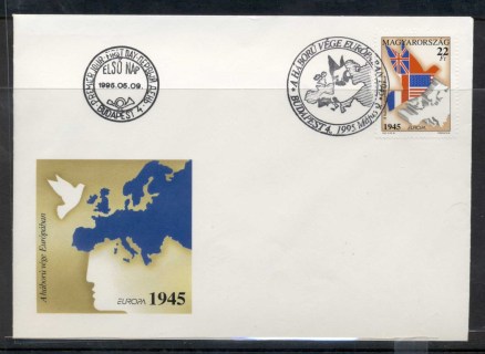 Hungary-1995-Europa-Peace-Freedom-FDC