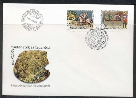 Hungary-1997-Europa-Myths-legends-FDC