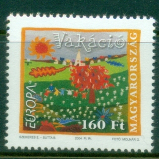 Hungary-2004-EUROPA-Stamps-Holidays-MUH Hungary-2004-EUROPA-Stamps-Holidays-MUH