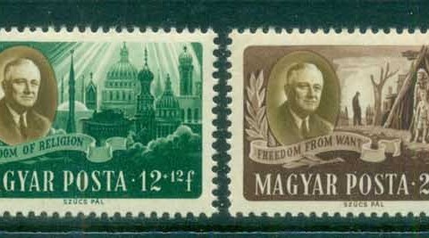 Hungary-1947-Rosevelt-MUH