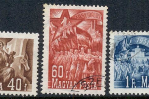 Hungary-1951-Labour-Day-FU