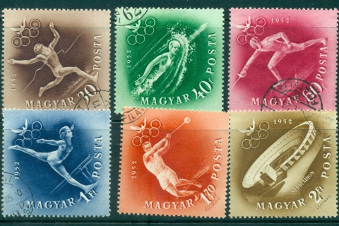 Hungary-1952-Helsinki-Olympics-CTO-lot37586