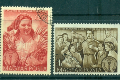 Hungary-1952-Hungarian-Peace-Congress-CTO-lot37591