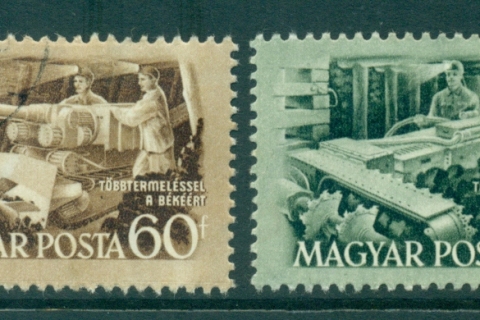 Hungary-1952-Miners-day-CTO-lot37588