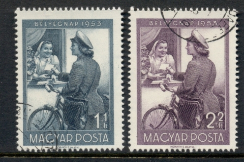 Hungary-1953-Stamp-Day-CTO