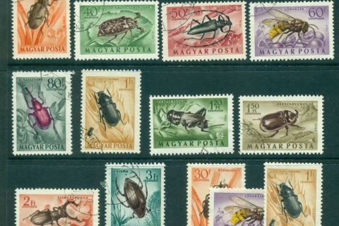 Hungary-1954-Insects-FU-3-MLH-lot37618