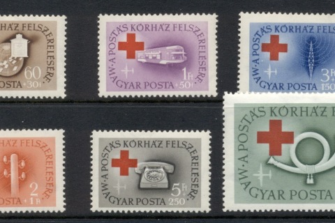 Hungary-1957-Red-Cross