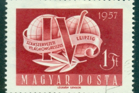 Hungary-1957-Trade-Union-Congress-FU-lot37631