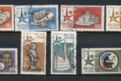 Hungary-1958-Brussels-Expo-CTO