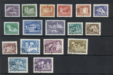 Hungary-1961-Castles-FU