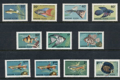 Hungary-1962-Freshwater-Tropical-Fish-MUH