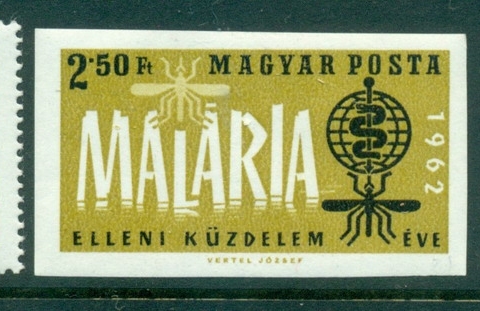 Hungary-1962-Malaria-Eradication-IMPERF-MUH-FU-lot37688