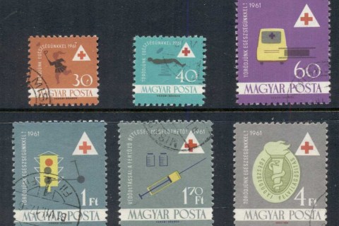Hungary-1962-Red-Cross-CTO