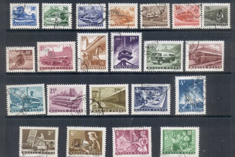 Hungary-1963-64-Transport-telecommunications-FU