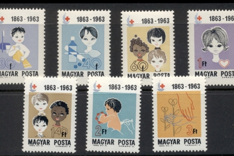 Hungary-1963-Red-Cross-Centenary-MUH