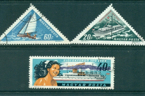 Hungary-1963-Siofok-Summer-Resort-FU-lot37693