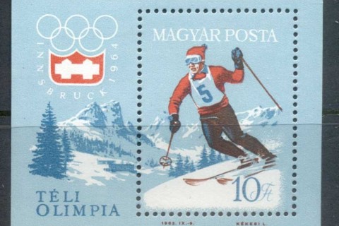 Hungary-1963-Winter-Olympics-Innsbruck-MS-MUH