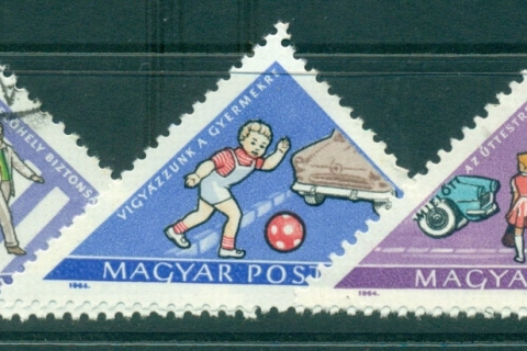 Hungary-1964-Traffic-Safety-CTO-lot37702