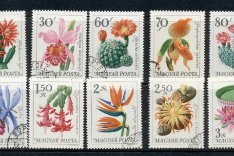 Hungary-1965-Botanical-Garden-Plants-CTO