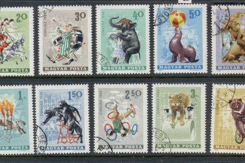 Hungary-1965-Circus-Acts-CTO
