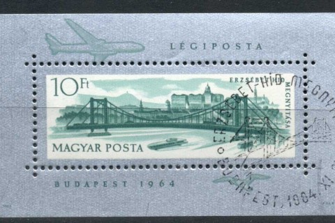 Hungary-1965-Elizabeth-Bridge-MS-CTO