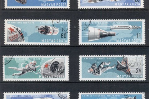 Hungary-1966-American-Russian-Twin-Space-Flights-CTO