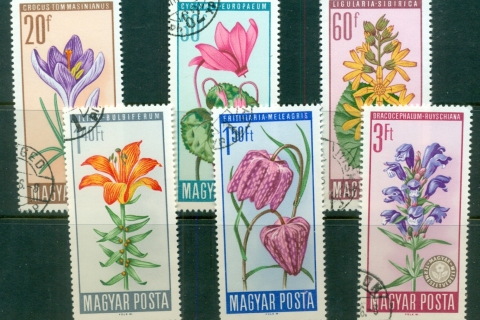 Hungary-1966-Flowers-CTO-2