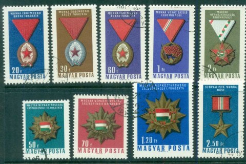 Hungary-1966-Medals-Decorations-CTO