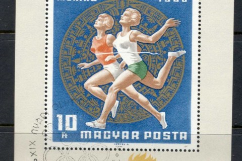 Hungary-1968-Summer-Olympics-Mexico-MS-CTO
